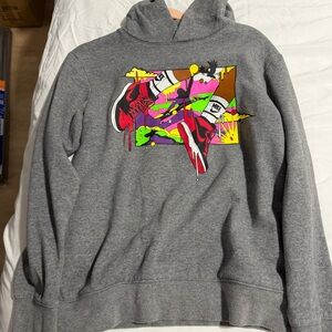 Jordan Gray Graphic Men's Sweater